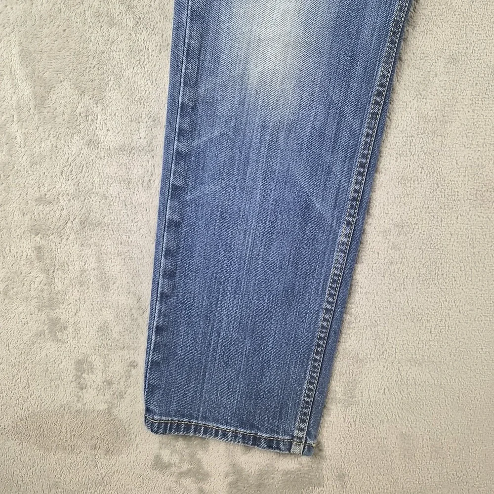 Levis 511 Jeans Mens 34x29 Blue Denim Slim Fit Medium Wash Stretch Whiskered